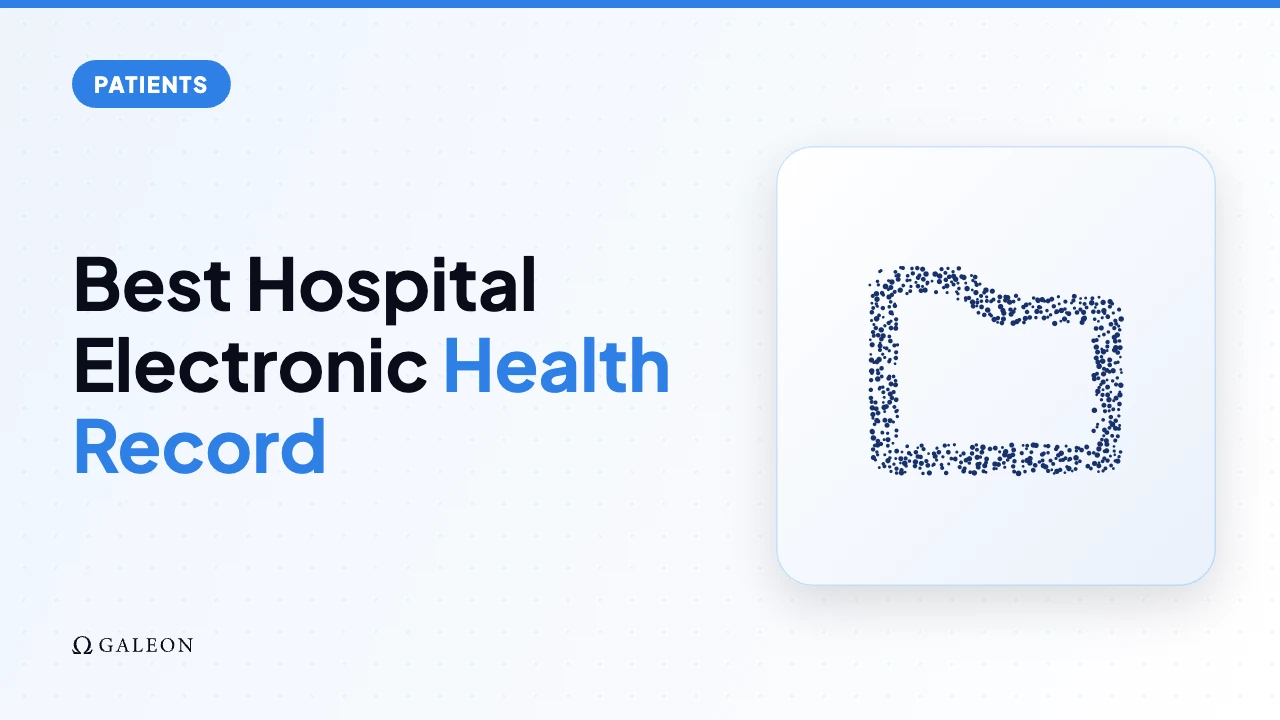 Best Hospital Electronic Health Record (EHR) 2026: Vendors Compared