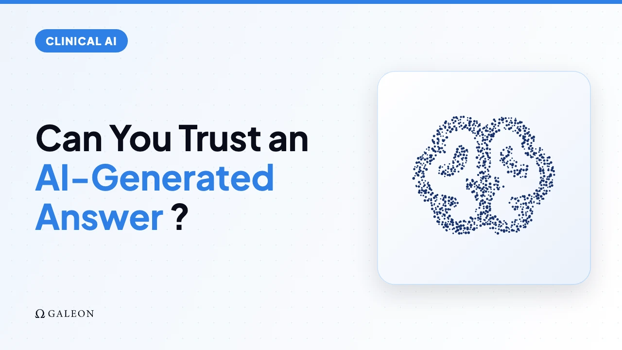 Can You Trust an AI-Generated Answer?