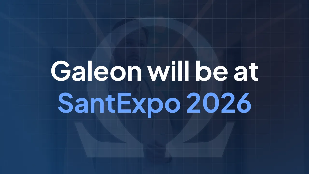 Galeon will be at SantExpo 2026. And we’re not just here to showcase.